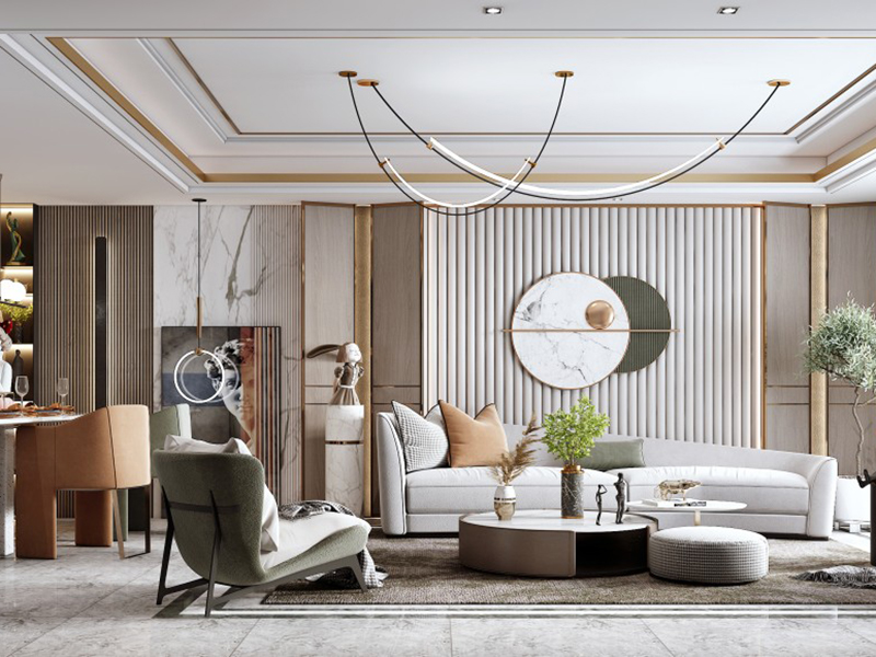 沙發(fā)背景墻掛畫小技巧，懂得給背景墻留白的才是掛畫高手