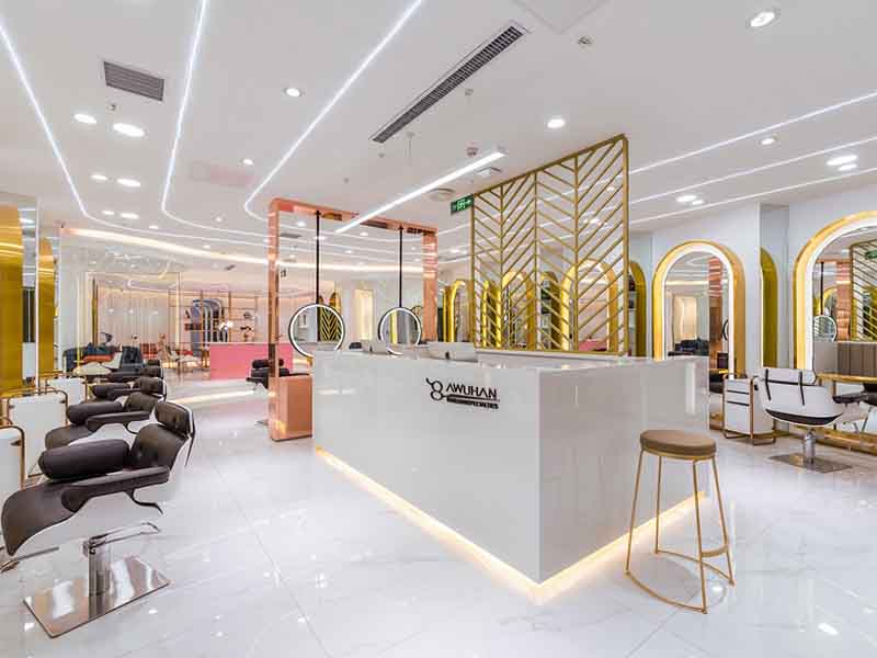 德陽理發(fā)店裝修成什么風(fēng)格受歡迎，理發(fā)店怎么挑選燈具