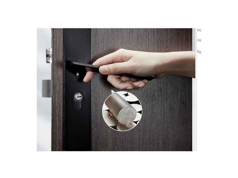 防盜門把手?jǐn)嗔嗽趺床鹋f和安裝，一把螺絲刀解決門把手松了的問題