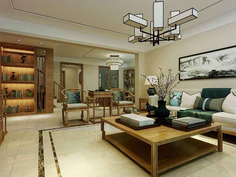 簡中風格客廳裝修的時候，應(yīng)該如何搭配燈具