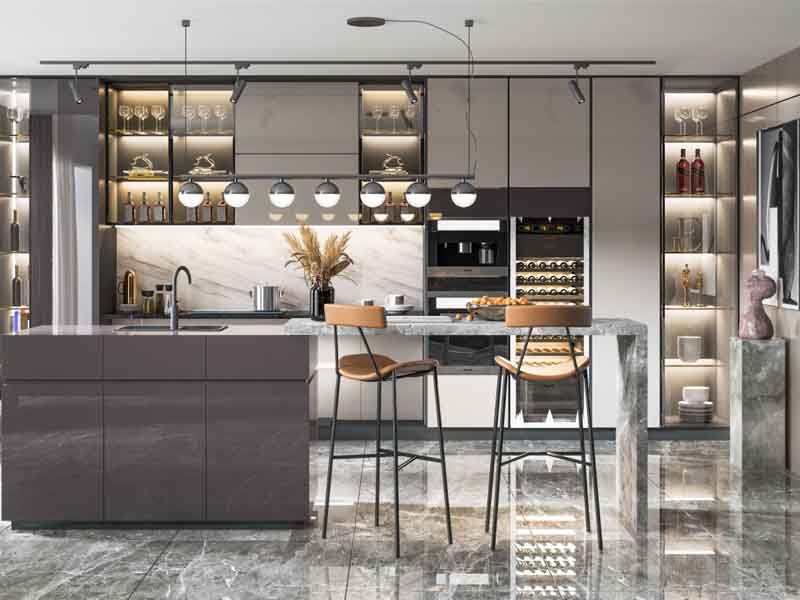 德陽小廚房裝修原則，合理布局保證空間且不擁擠