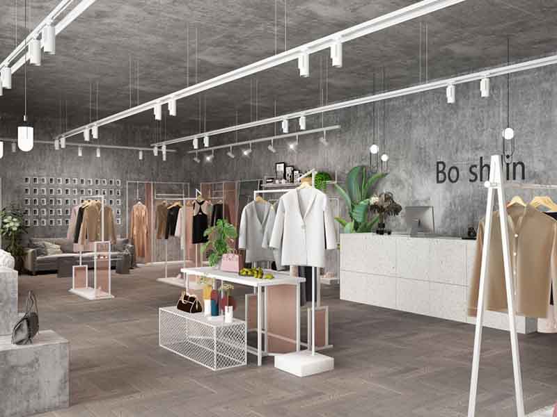 一間極具吸引力的現(xiàn)代簡歐服裝店裝修，怎么做