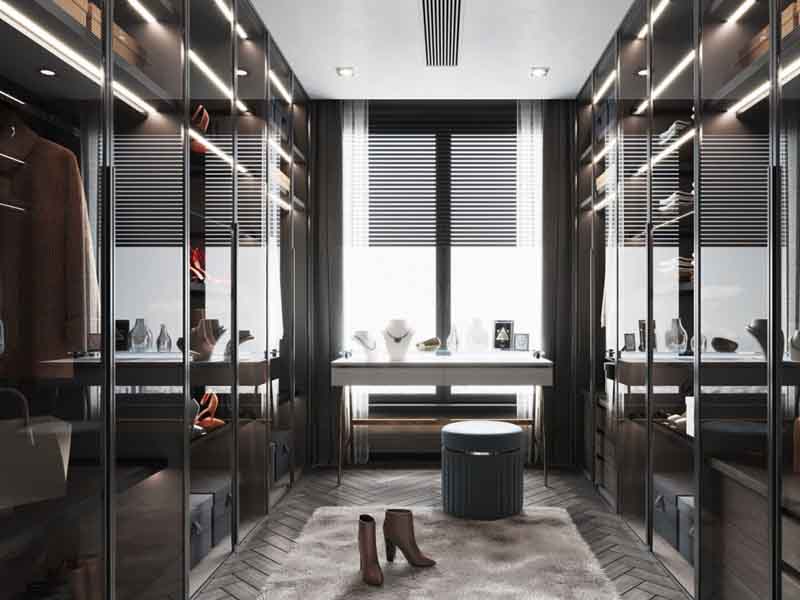 德陽衣帽間設計不在于空間大小，重點是空間是否重復利用