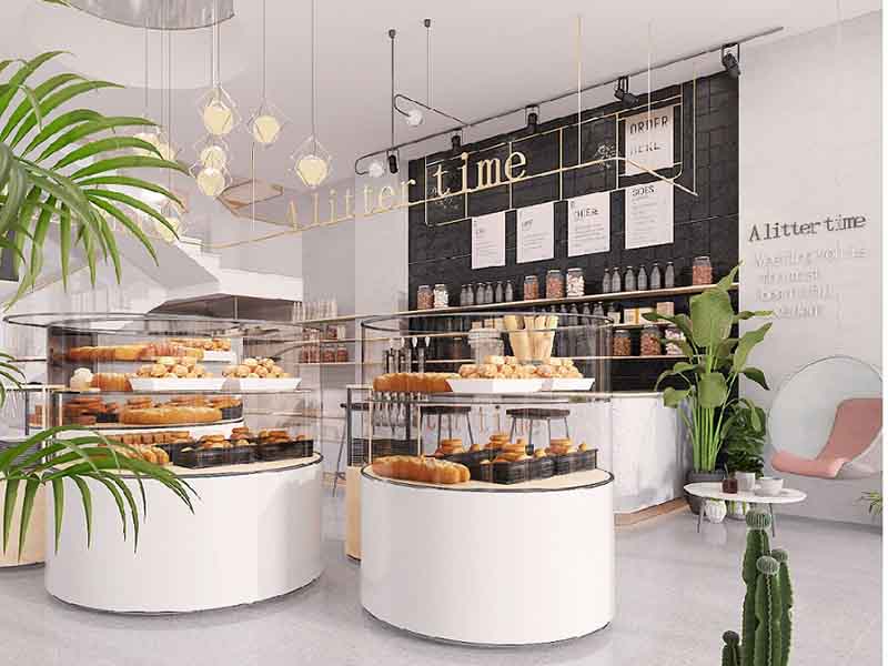 德陽面包店設(shè)計有什么講究，賣場櫥窗的合理利用很重要