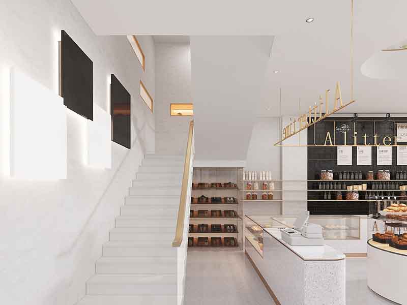 德陽面包店設(shè)計有什么講究，賣場櫥窗的合理利用很重要