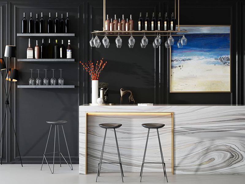 德陽吧臺裝修有什么規(guī)則可循，室內設計吧臺要考慮些什么