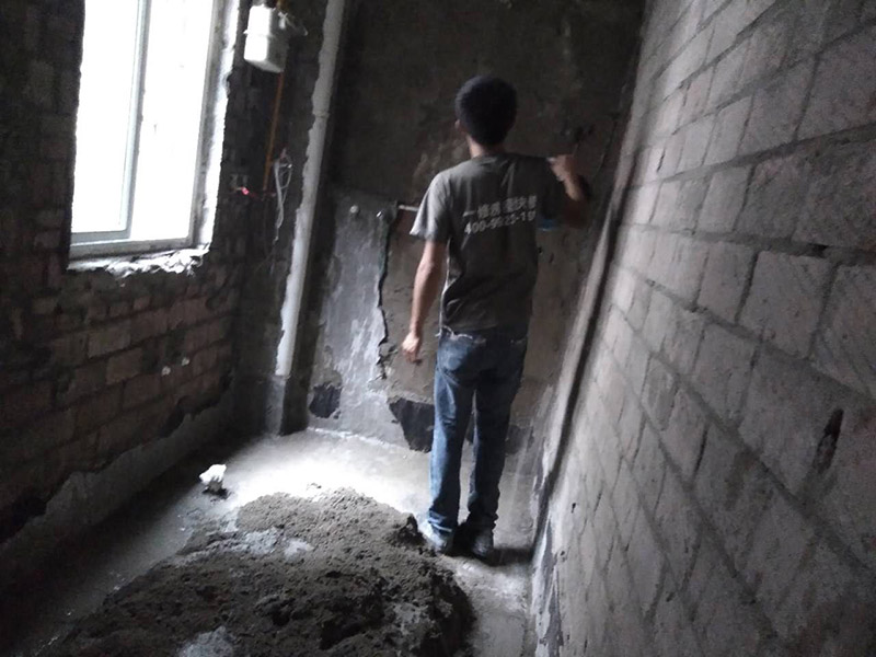 廚衛(wèi)地面找平，墻面抹灰