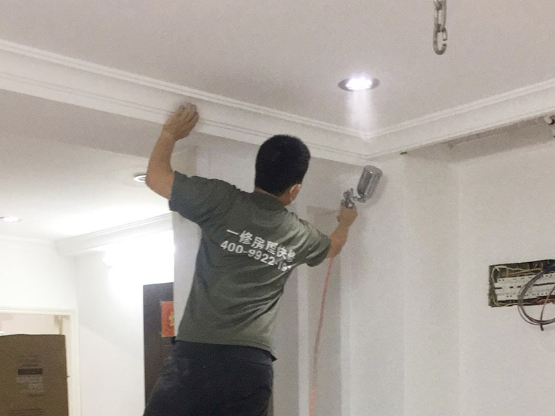 客廳隔斷安裝噴漆：第一步：對(duì)表面進(jìn)行刮膩?zhàn)哟騞u磨處理，要zhi求達(dá)到使表面無坑點(diǎn)和凸起，dao手感平滑；第二步：清潔，將粉塵等徹底清理干凈；第三補(bǔ)：噴漆，要求均勻。最好是橫三豎三，即噴漆時(shí)橫向噴三道豎向噴三道