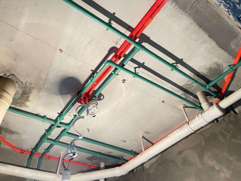 墻地面水電鋪設