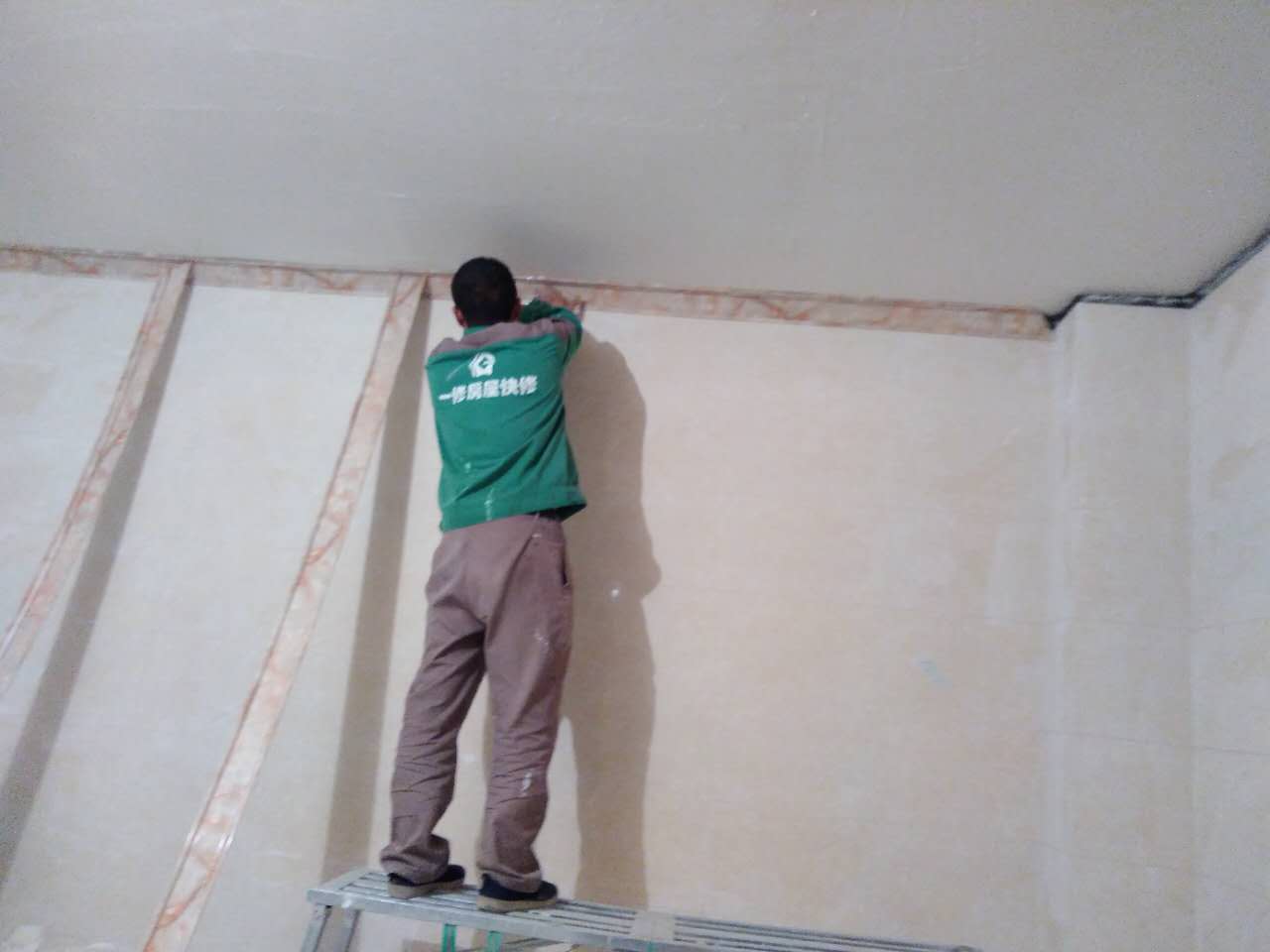 石膏線的安裝方法，石膏線安裝方法及注