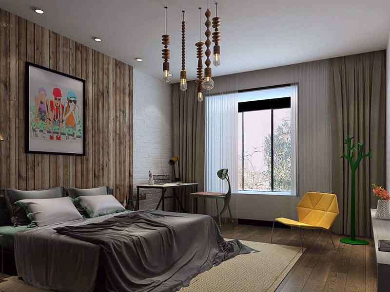 裝修工業(yè)風(fēng)格裝修臥室既好看又個(gè)性，工