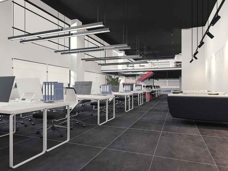 惠州辦公室裝修過程中，燈光對裝修風格