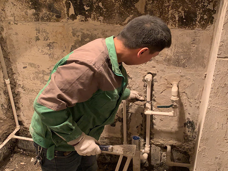 泉州市廚房補漏施工_廚房從下面補漏怎