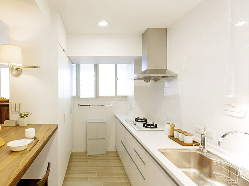 武漢新裝裝修廚房實景圖