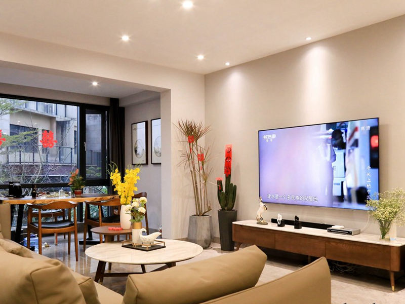 無(wú)錫新房裝修客廳實(shí)景圖