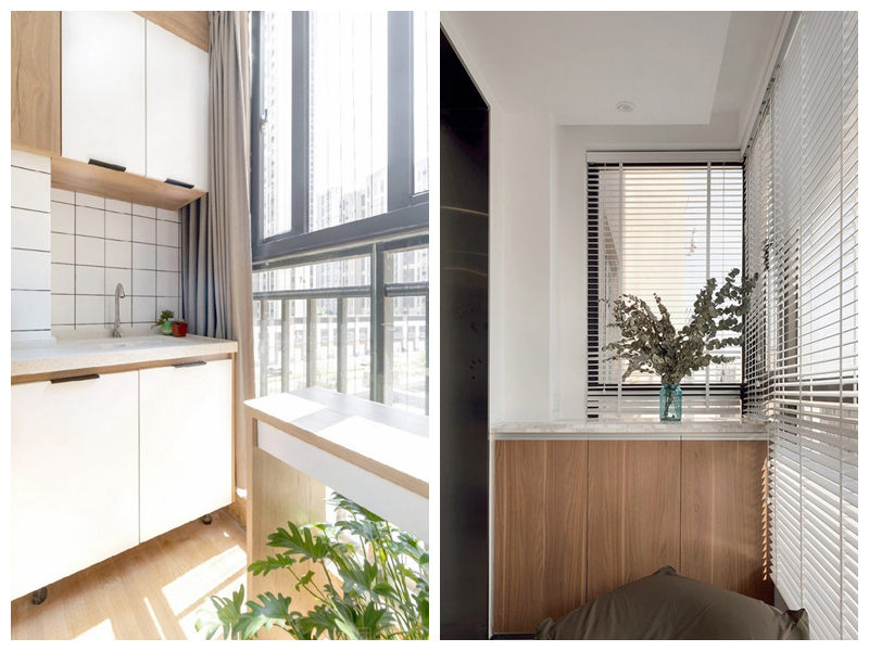 西安陽臺裝修實景圖