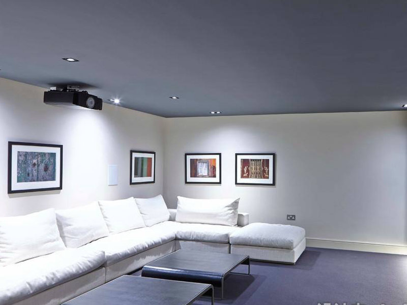 簡約風(fēng)視聽室裝修效果