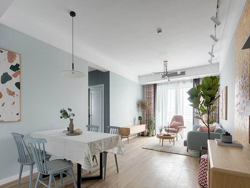 法式風格舊房改造案例餐廳