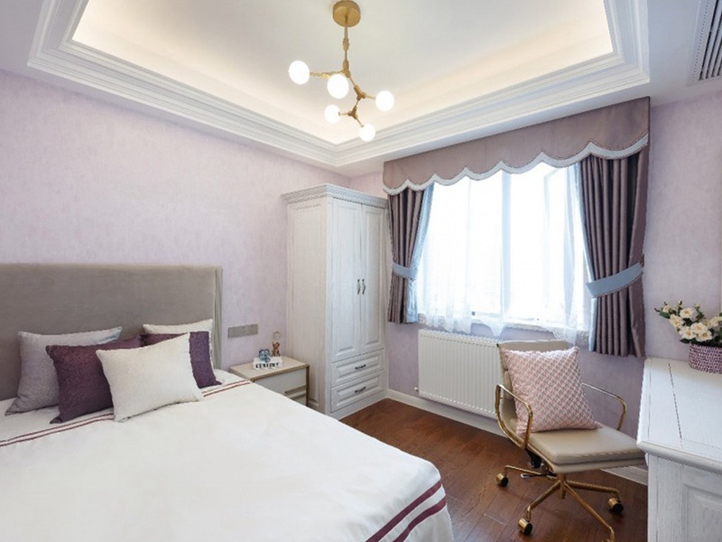 四居室舊房子墻面翻新簡約風(fēng)格臥室