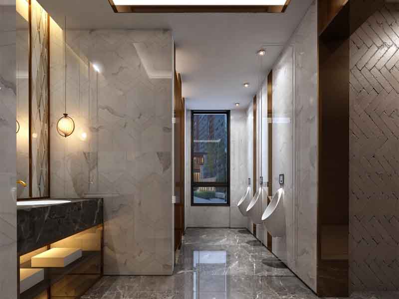 湖州市南潯區(qū)恒大國際商貿城衛(wèi)生間翻新裝修-地面貼磚