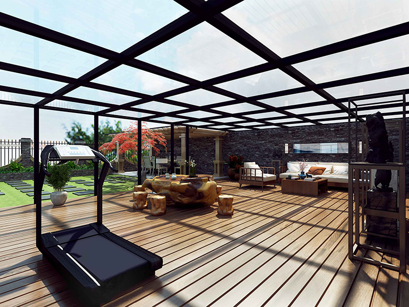 黃岡市區(qū)露天陽(yáng)臺(tái)陽(yáng)光房翻新裝修-門窗安裝