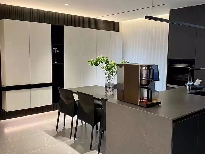 資陽市安岳縣現(xiàn)代都市風格裝修設(shè)計-島臺裝修