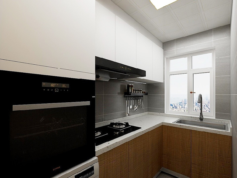 宜賓市江安縣公寓裝修設計-廚房裝修