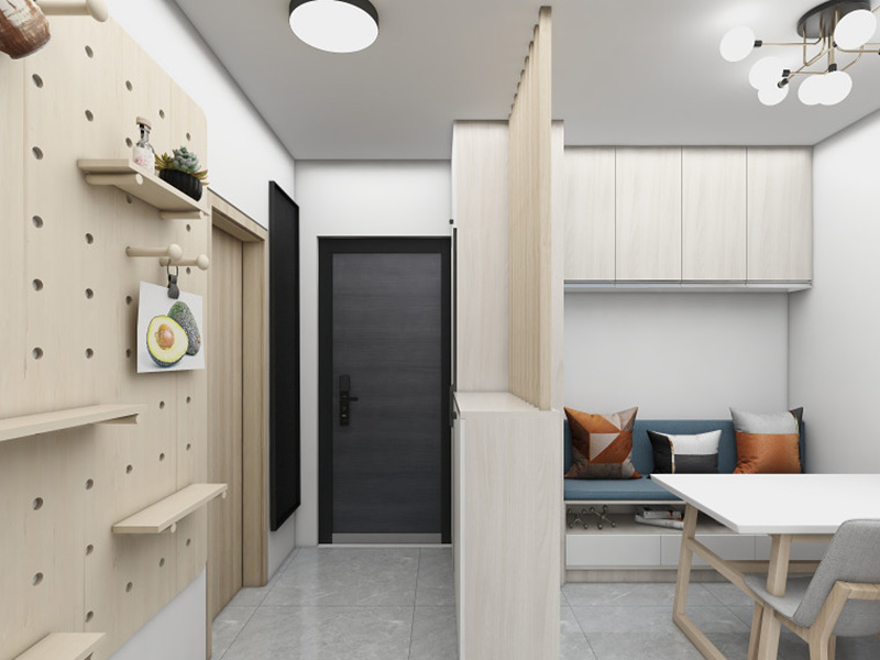 邵陽市大祥區(qū)都市簡約風(fēng)格裝修設(shè)計-玄關(guān)設(shè)計