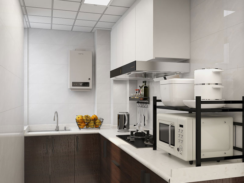 曲靖市麒麟?yún)^(qū)奶油風格裝修設(shè)計-廚房設(shè)計